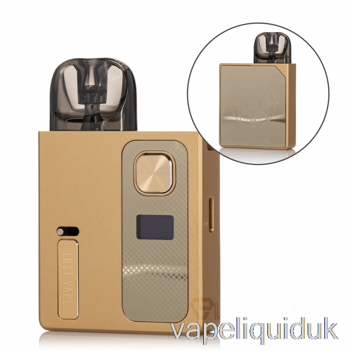 Lost Vape URSA Baby Pro Pod System Golden Knight Vape Liquid